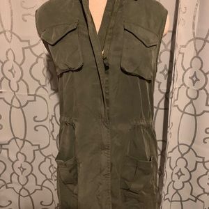 A New Day | Green Utility Vest | Size Small